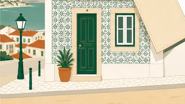 Casa portuguesa com etiqueta de valor